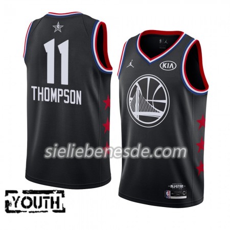 Kinder NBA Golden State Warriors Trikot Klay Thompson 11 2019 All-Star Jordan Brand Schwarz Swingman